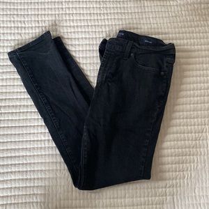 J Crew Mens Flex Straight Black Jeans
